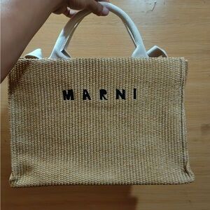 Marni Tote Bags Woman Beige